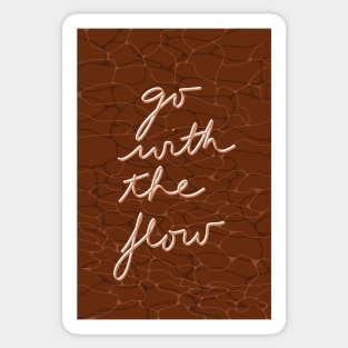 Go with the flow Sticker